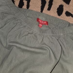 Guess Olive Green Dress With Pockets